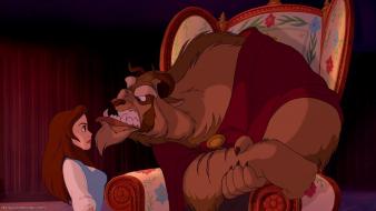 Armchairs beauty and the beast belle (disney) wallpaper