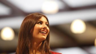 Brunettes women actress victoria justice celebrity faces wallpaper