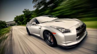 Cars roads speed nissan gt-r wallpaper