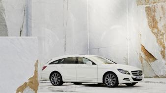 Cars shooting mercedes-benz cls wallpaper