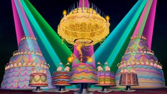 Desserts candles beauty and the beast cakes wallpaper