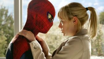 Emma stone gwen stacy the amazing spider-man wallpaper