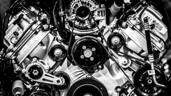 Engines silver wallpaper