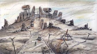 Fallout concept art artwork wallpaper