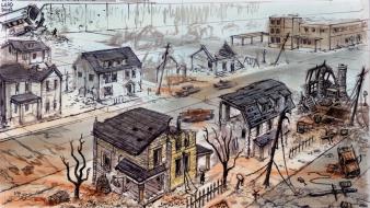 Fallout concept art artwork wallpaper