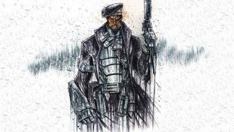 Fantasy art artwork the avengers nick fury wallpaper