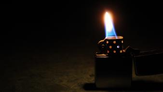 Fire zippo lighters wallpaper