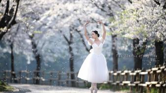 Landscapes spring (season) dancing classic art wallpaper
