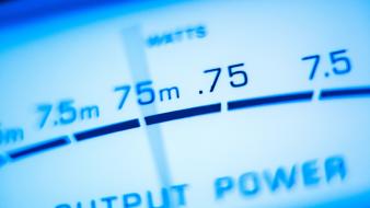 Mcintosh blue power meters wallpaper
