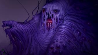 Pokemon monsters purple muk ball goo wallpaper