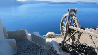 Santorini greece wallpaper