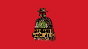 Star wars funny boba fett red dead redemption wallpaper