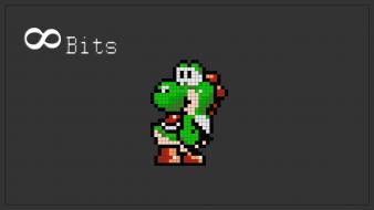 Super mario yoshi 64 8-bit wallpaper