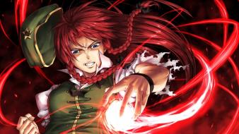 Video games touhou long hair hong meiling wallpaper