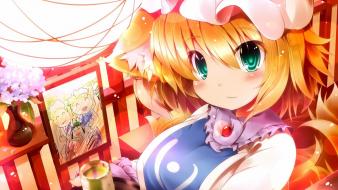 Video games touhou yakumo ran anime girls wallpaper