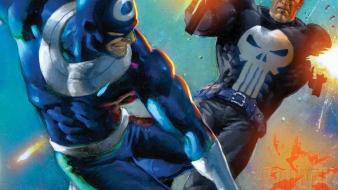 Comics the punisher marvel bullseye wallpaper