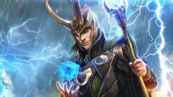 Fantasy art loki the avengers (movie) sceptres wallpaper
