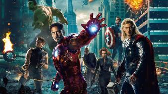 Fury hemsworth jeremy renner the avengers (movie) wallpaper