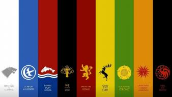 Game of thrones logos stripes wallpaper
