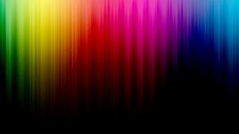 Green abstract blue red spectrum rainbows lines colors wallpaper