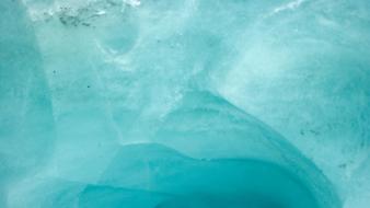 Ice landscapes cave new zealand wallpaper