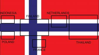 Indonesia poland netherlands thailand finland flag of wallpaper