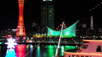 Japan night cities wallpaper