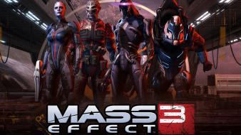 Mass effect asari 3 krogan geth batarian wallpaper