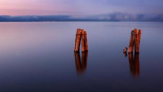 Nature dawn sea wallpaper