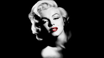 People celebrity marilyn monroe singers black background wallpaper