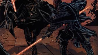 Star wars darth maul lightsabers vader wallpaper