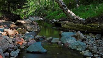 Stones streams wallpaper