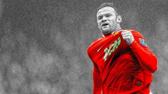 United fc wayne rooney premier league cutout wallpaper
