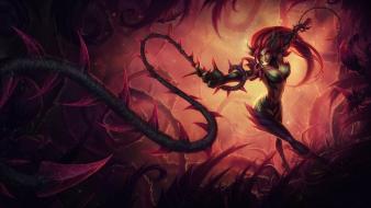 Video games league of legends plants champions zyra wallpaper