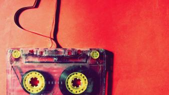 Vintage cassette tape wallpaper