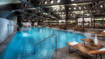 Water swimming pools spa wallpaper