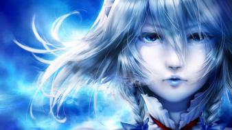 White choker soft shading faces band ornaments wallpaper