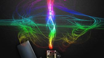 Abstract multicolor fire zippo aokp wallpaper