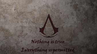 Assassins creed quotes logos wallpaper