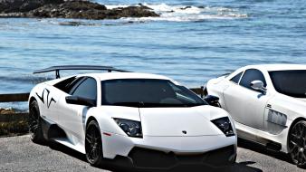 Cars supercars lamborghini gallardo white italian wallpaper