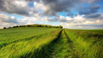 Clouds landscapes nature wallpaper