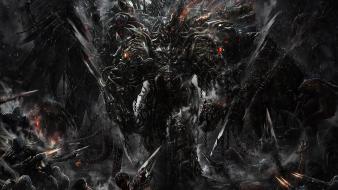 Fantasy art artwork warriors wallpaper