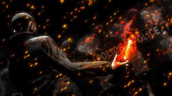 Fire police 3d fan art wallpaper