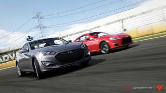 Hyundai genesis forza motorsport 4 scion fr-s wallpaper