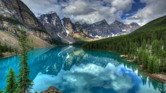 Landscapes nature lakes skies wallpaper