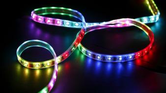 Lights multicolor led wallpaper