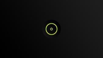 Minimalistic power button xbox 360 wallpaper