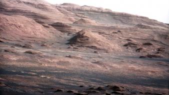 Mountains landscapes mars sans curiosity wallpaper