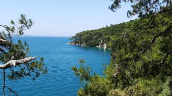 Nature turkey holidays mugla marmaris akyaka gokova sea wallpaper
