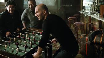 Sports soccer men zinedine zidane maradona pelé foosball wallpaper